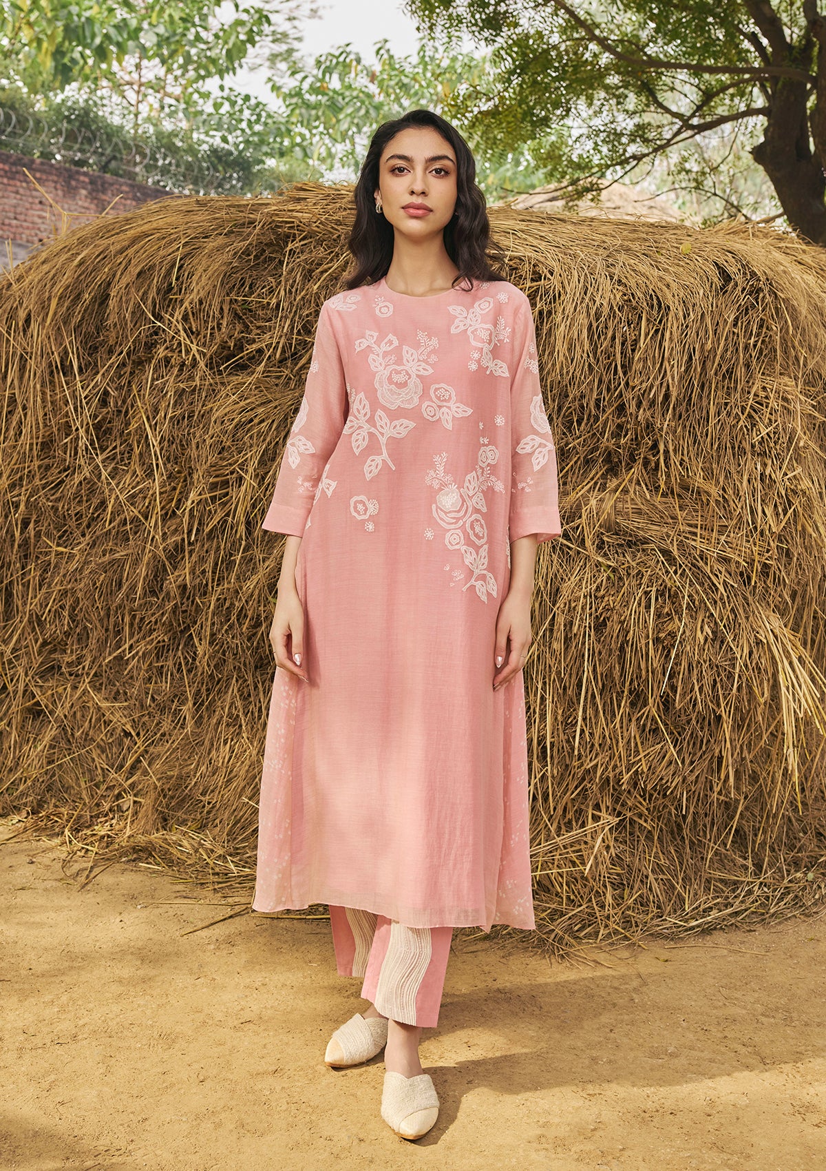 Tulip Floral Applique Co-ord Set