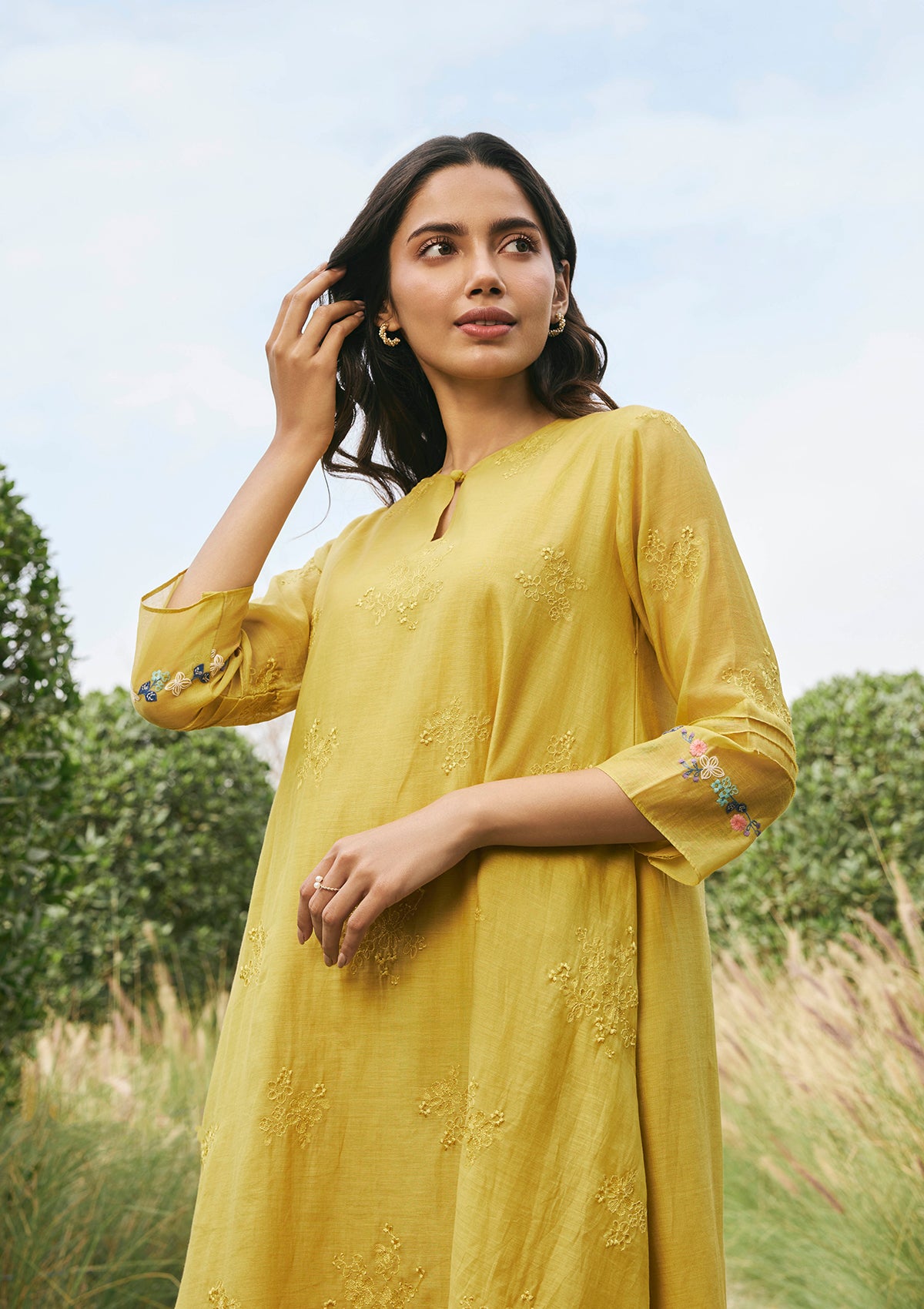 Daffodil Embroidered Co-ord Set