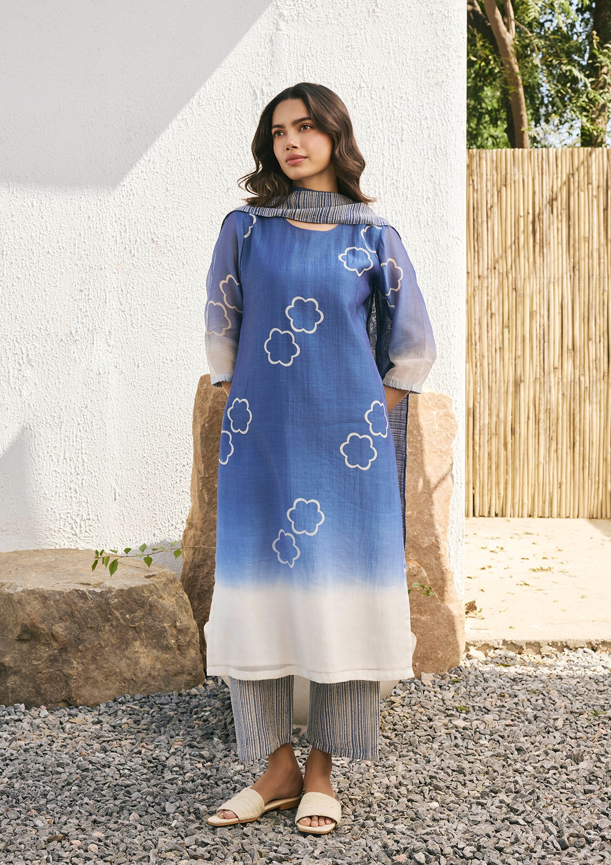 Ocean Blue Kurta Set