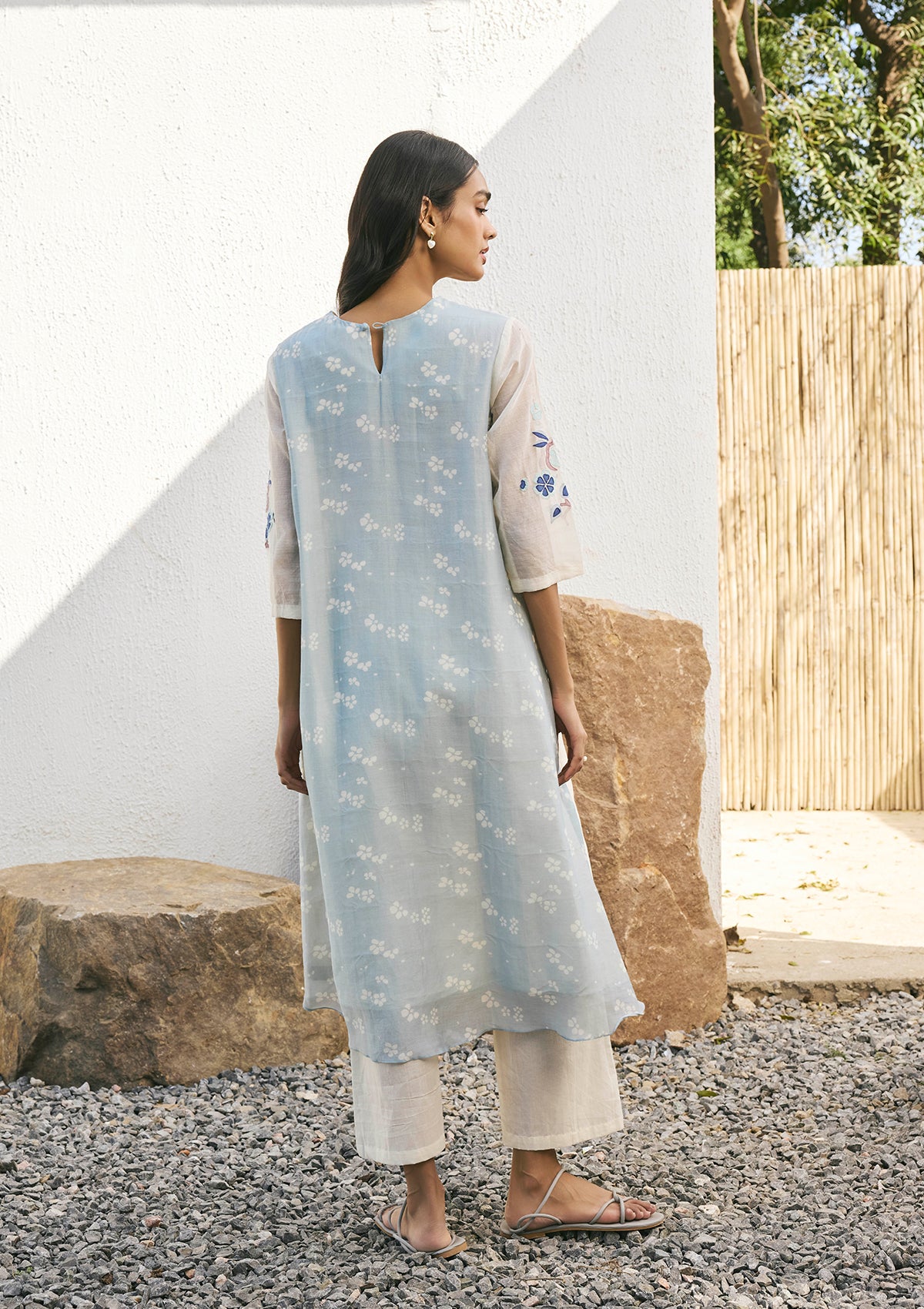 Pearl Applique Floral Co-ord Set