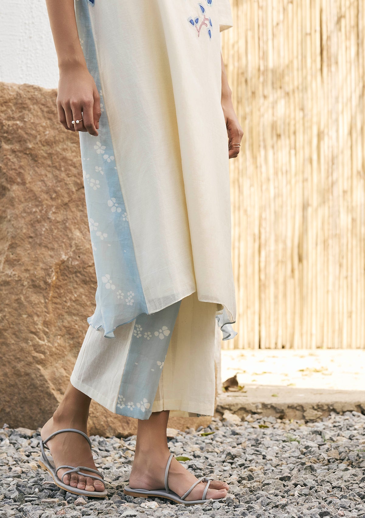 Pearl Applique Floral Co-ord Set