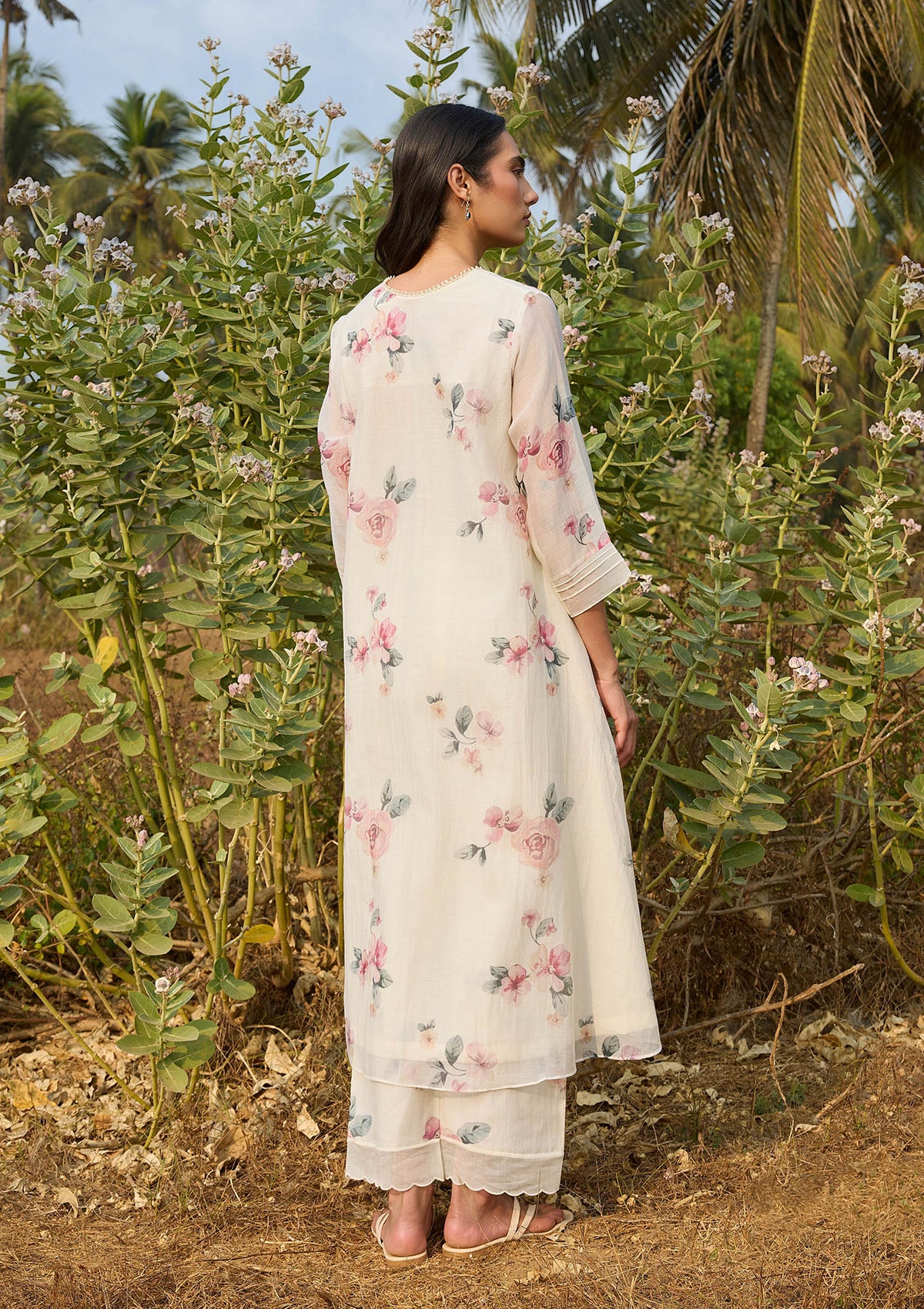 Ivory Floral Co-ord Set