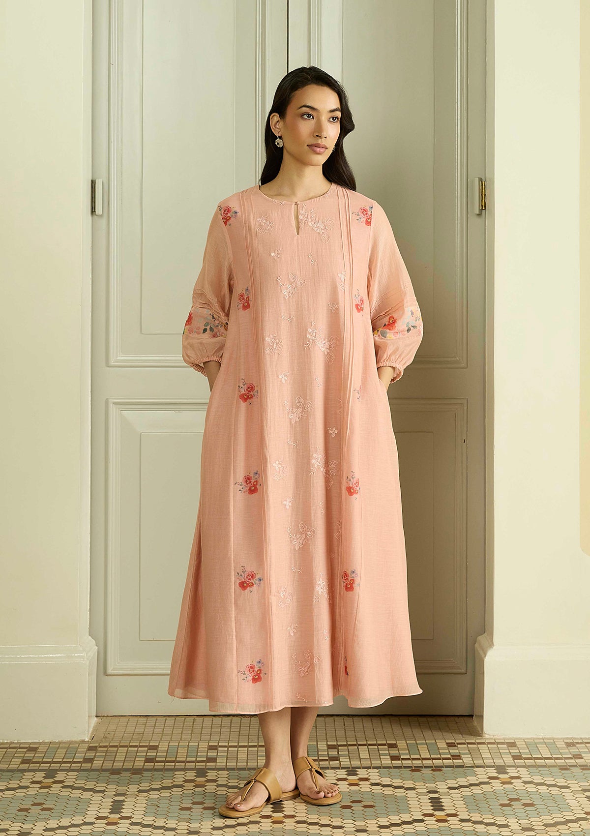Blossom Embroidered Dress
