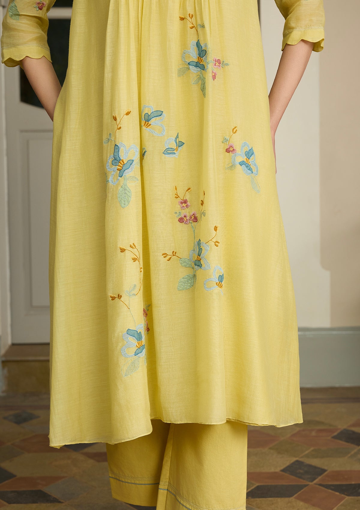 Lemon Applique Co-ord Set