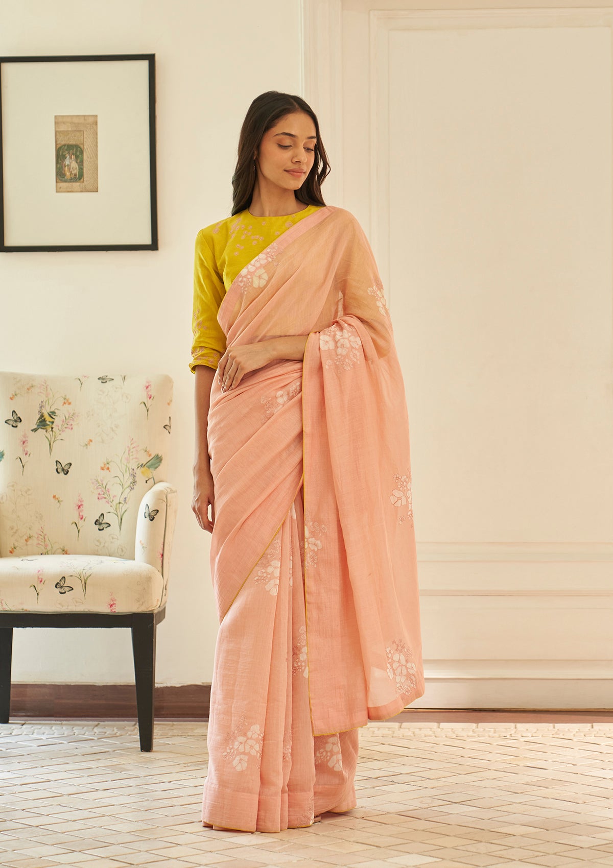 Tulip Floral Saree