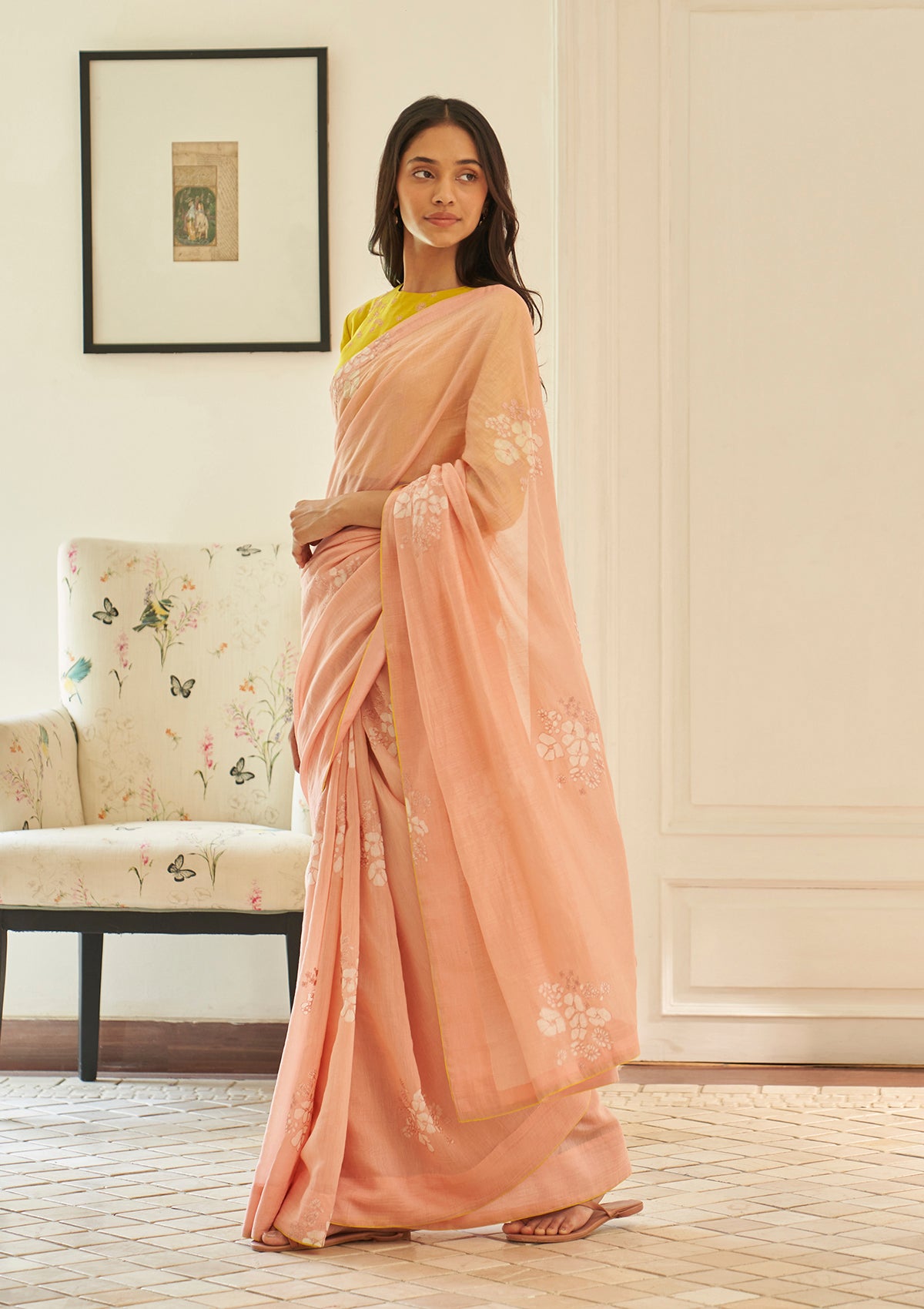 Tulip Floral Saree