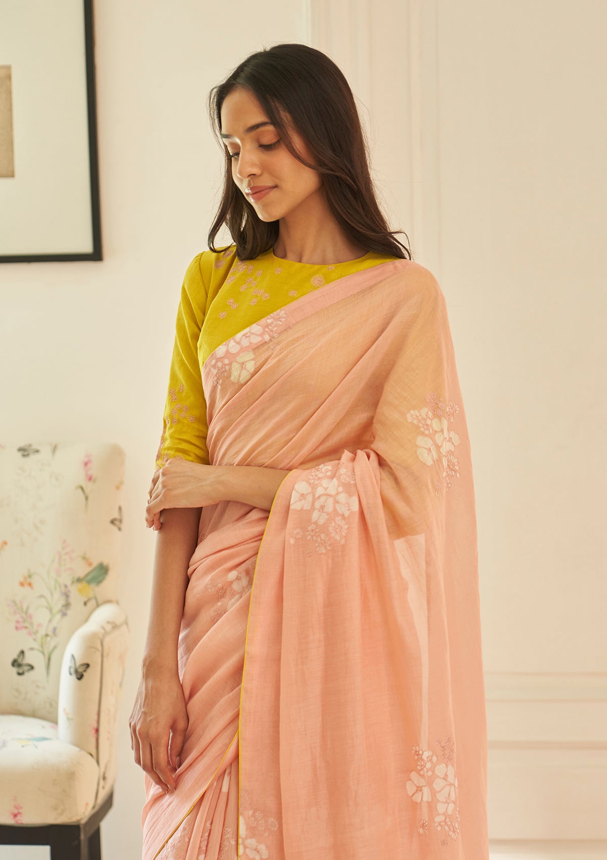 Tulip Floral Saree