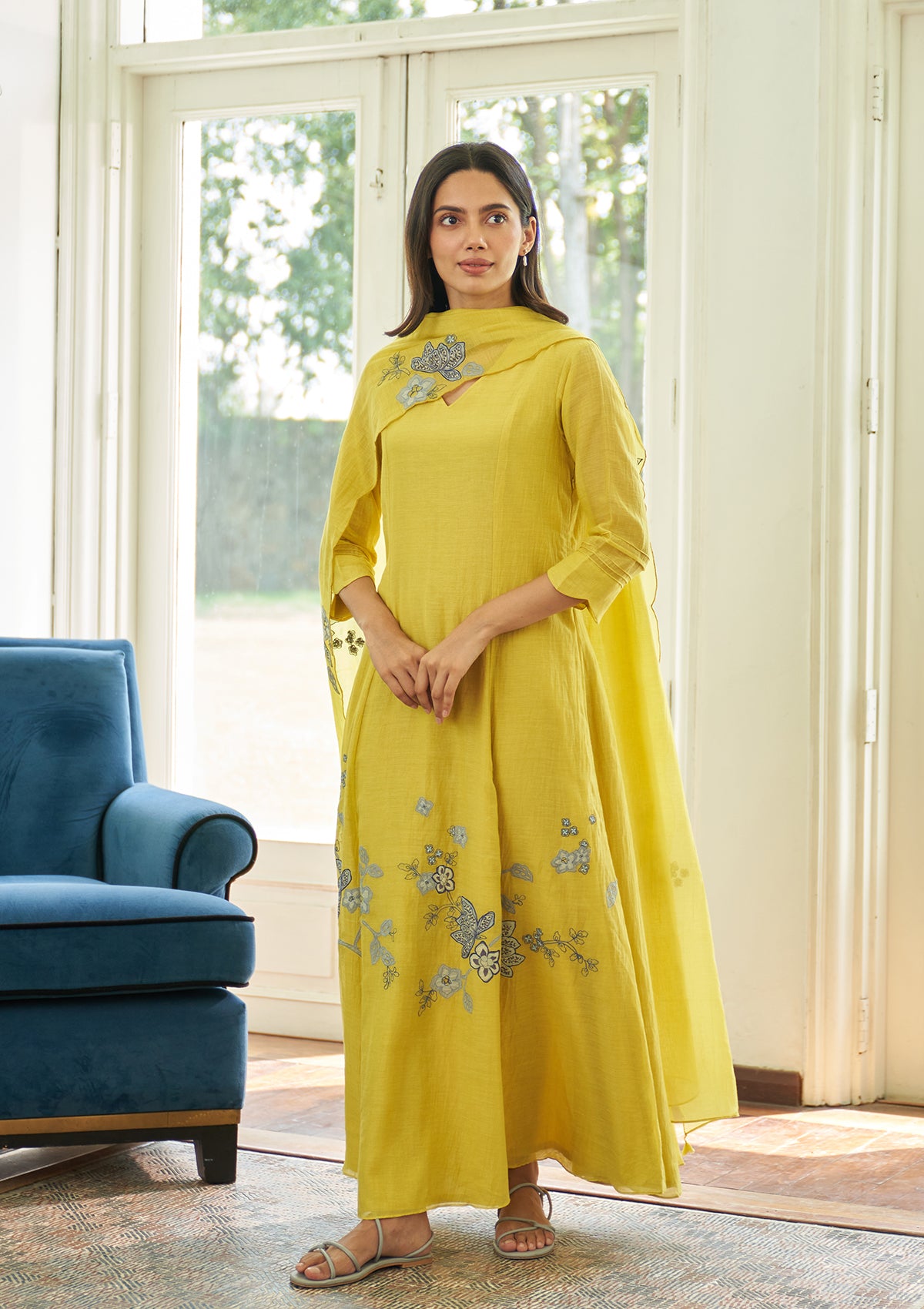 Daffodil Anarkali Set