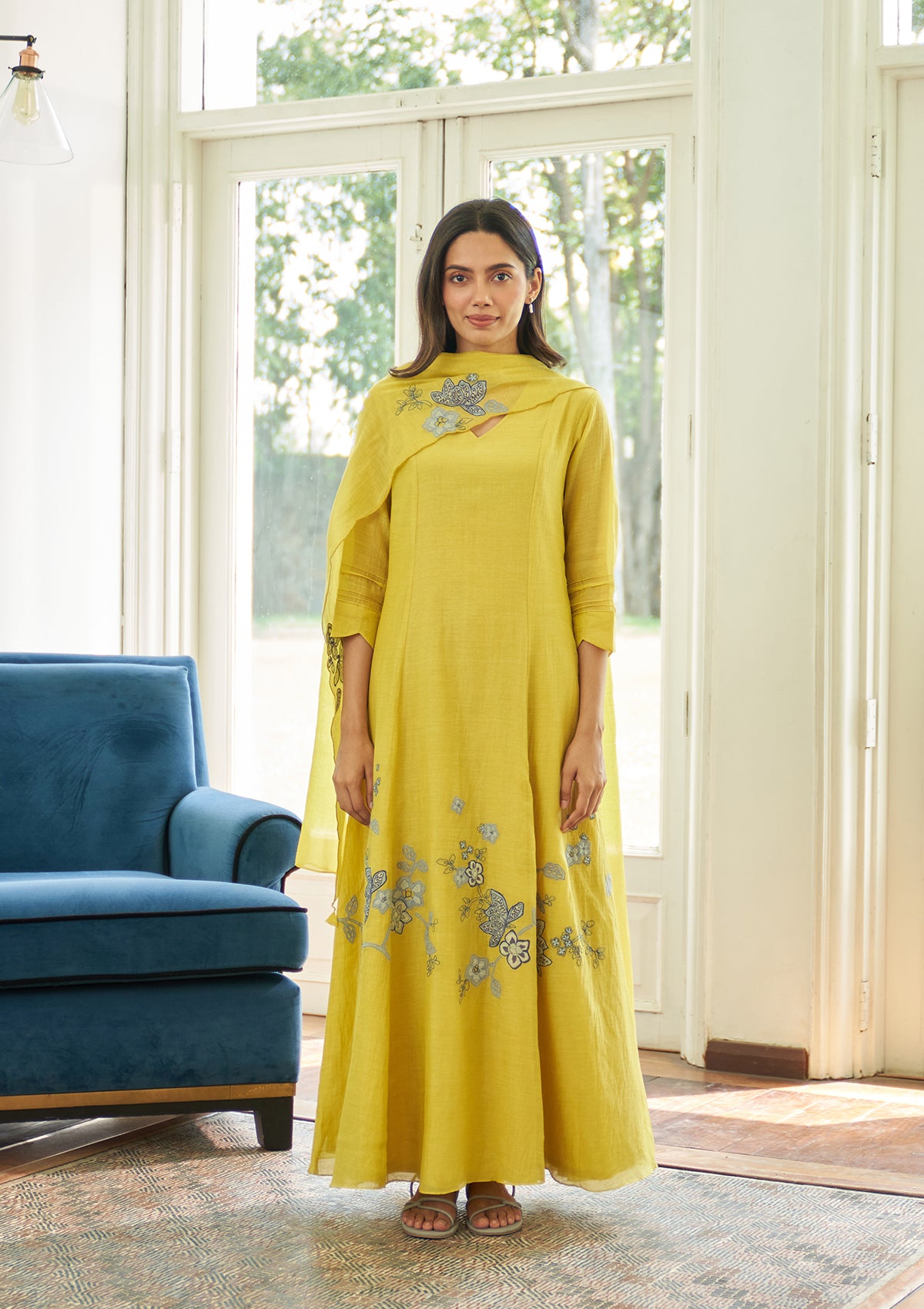 Daffodil Anarkali Set