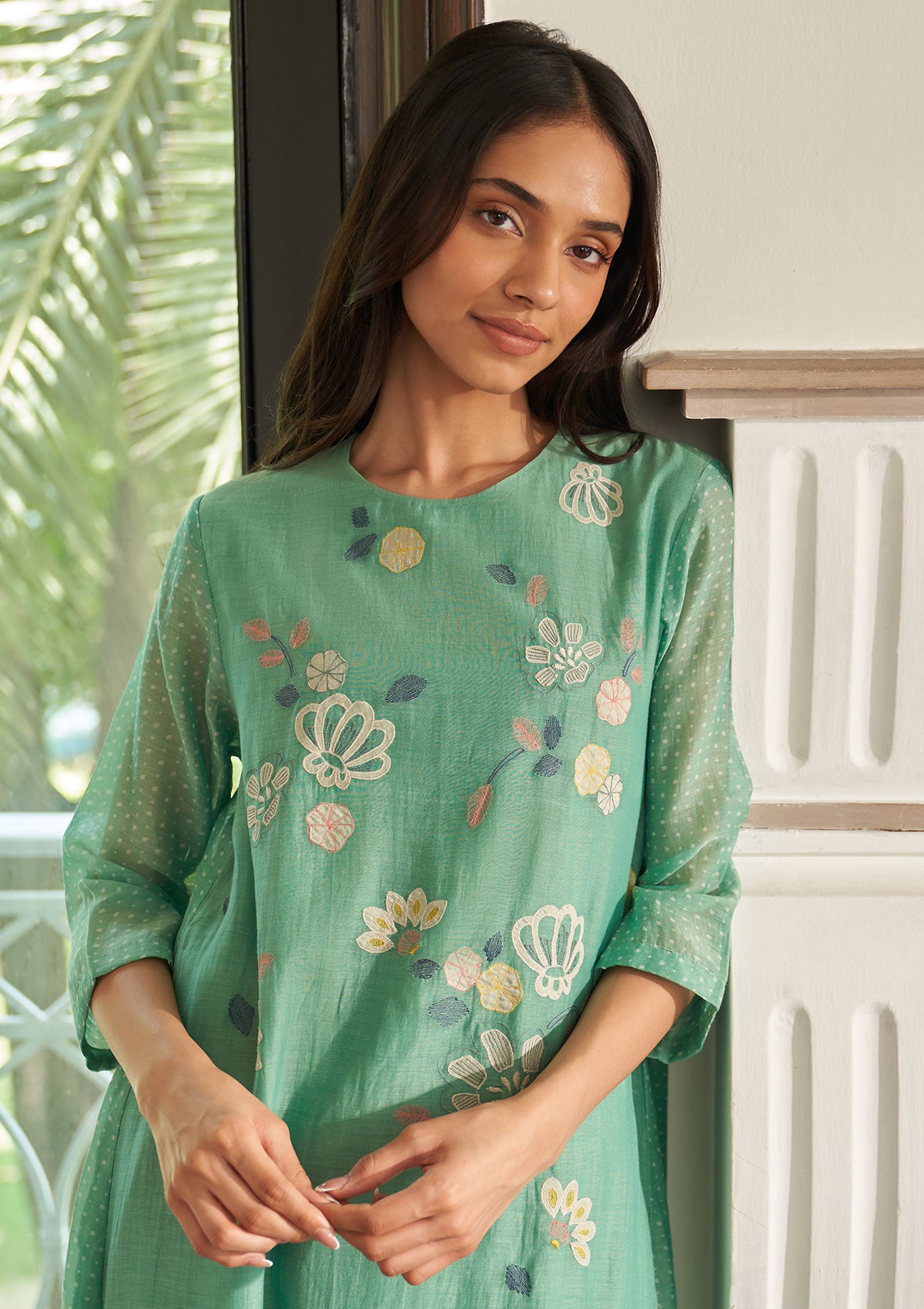 Mint Applique Co-ord Set