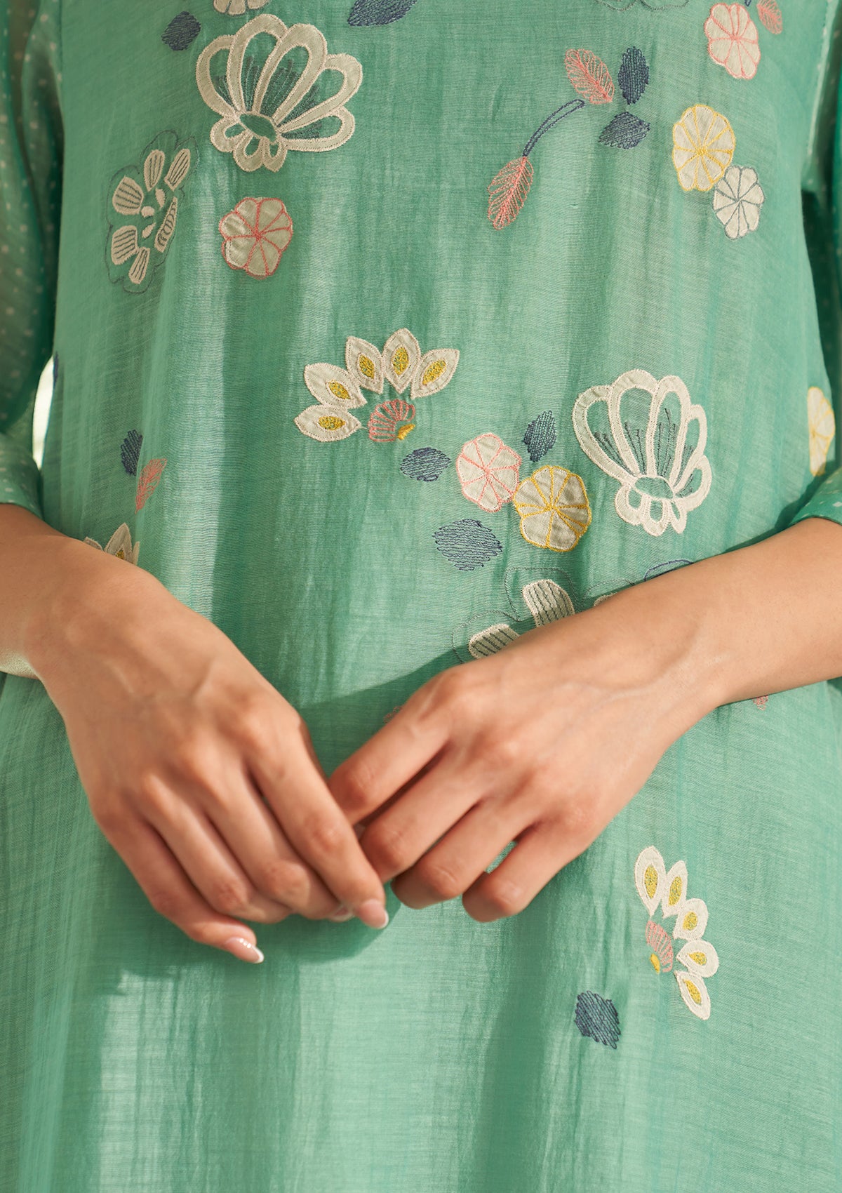 Mint Applique Co-ord Set