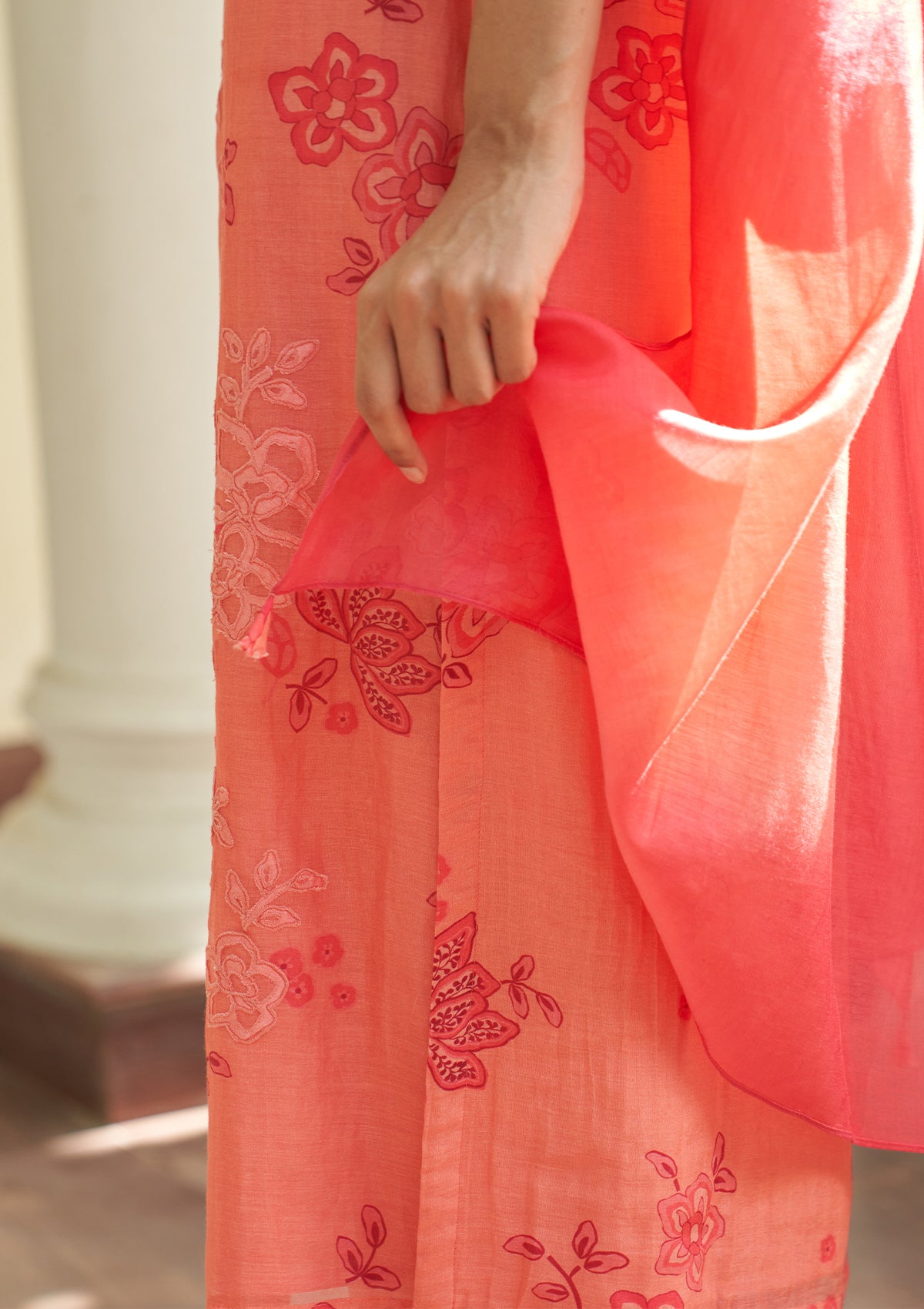 Hibiscus Floral Kurta Set