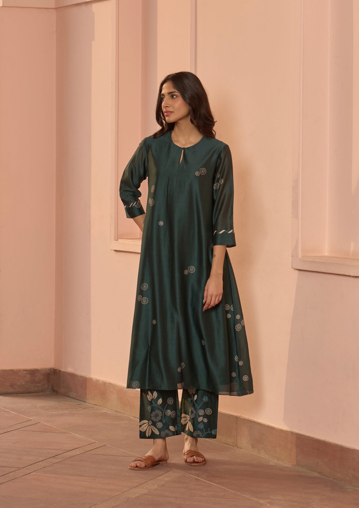 Jade Embroidered Co-ord Set