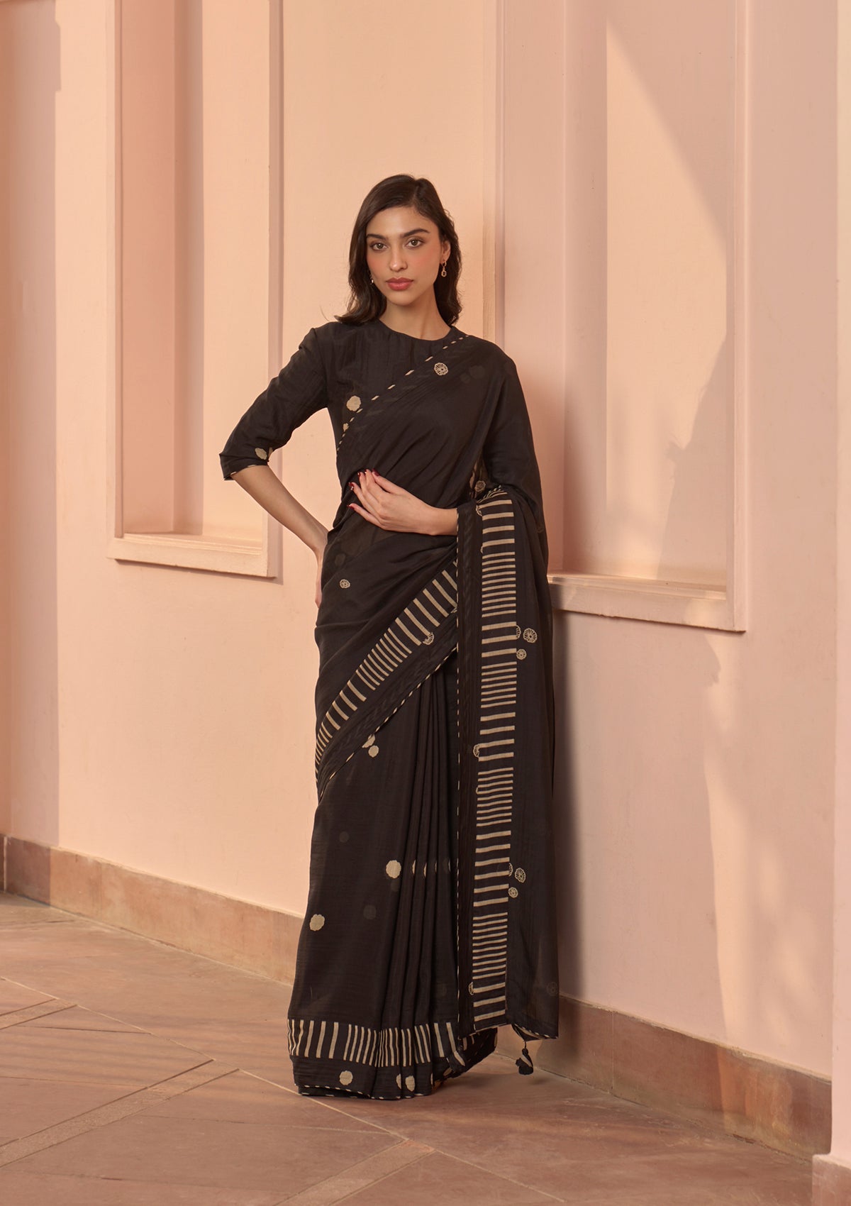 Noir Printed Saree