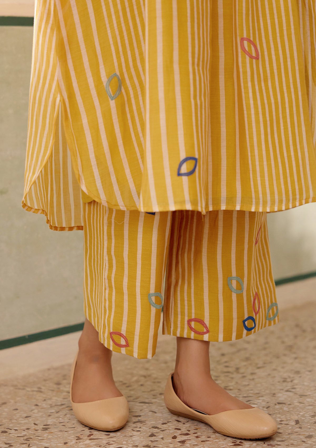 Ochre Printed Co-ord Set