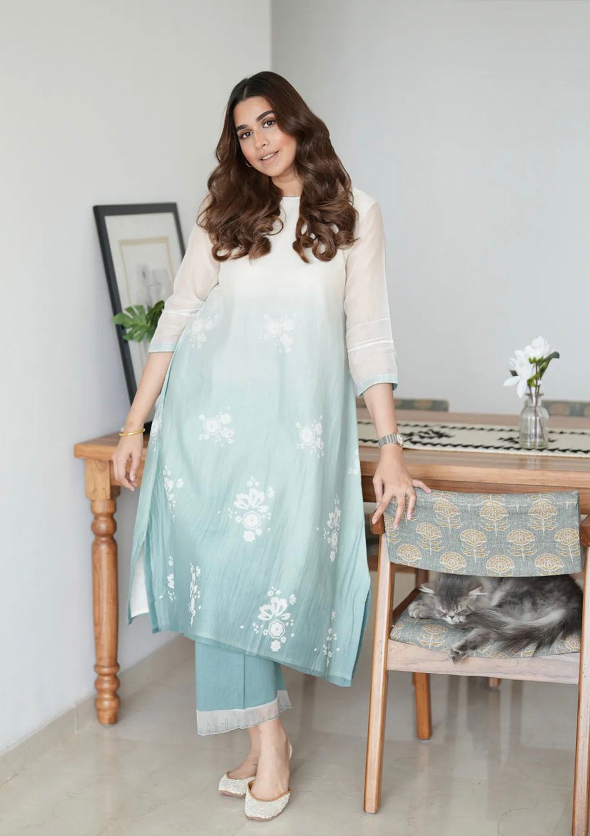 Sky Ombre Printed Co-ord Set