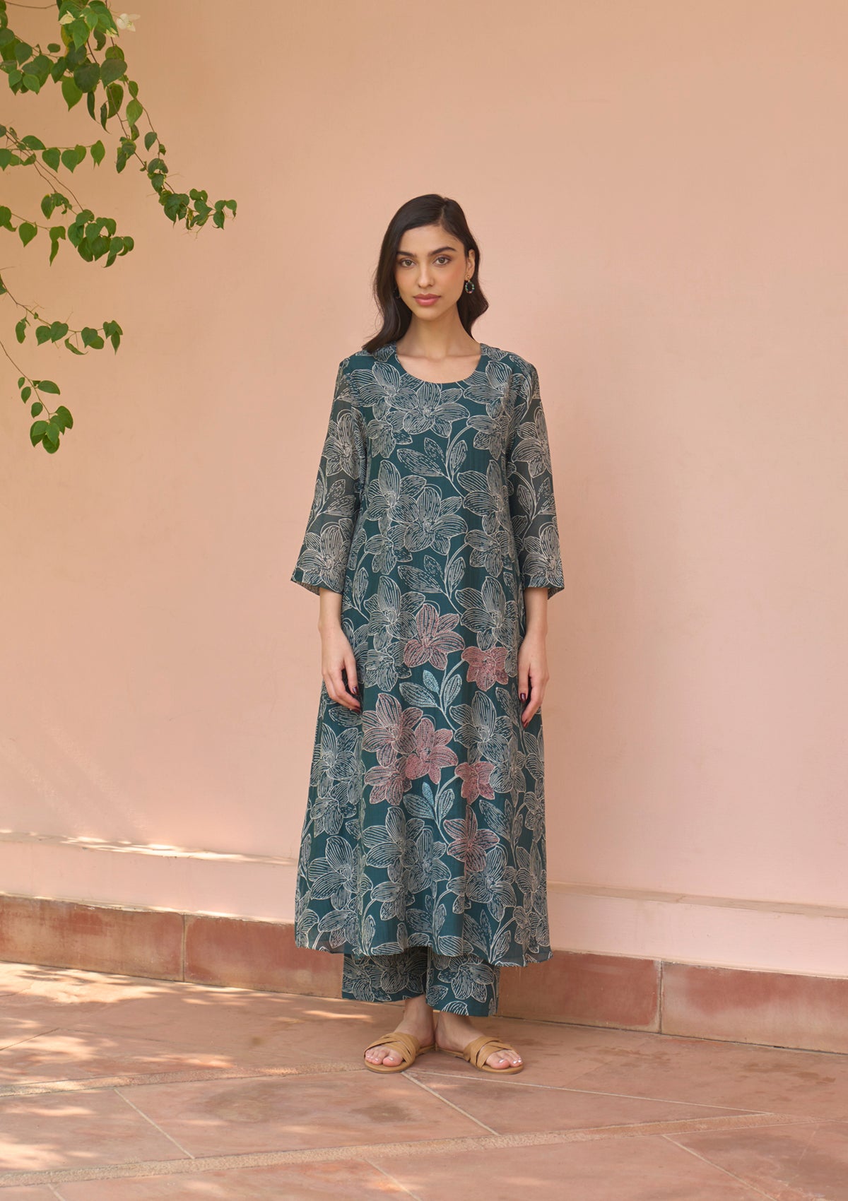 Jade Bloom Co-ord Set