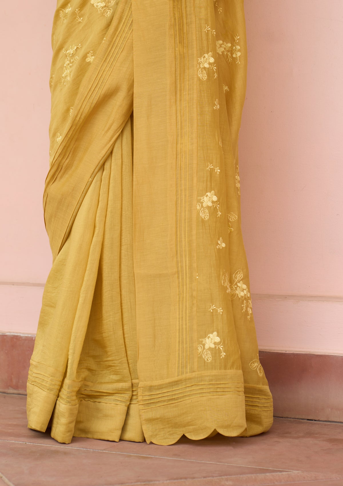 Rue Thread Embroidered Saree