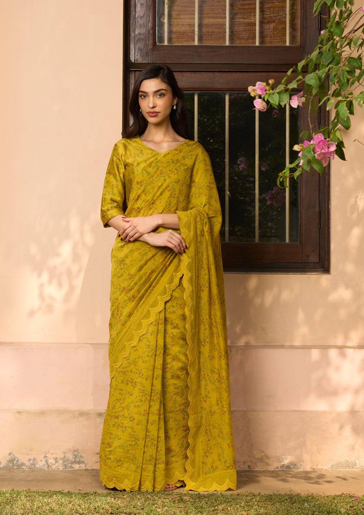 Tuscany Floral Saree