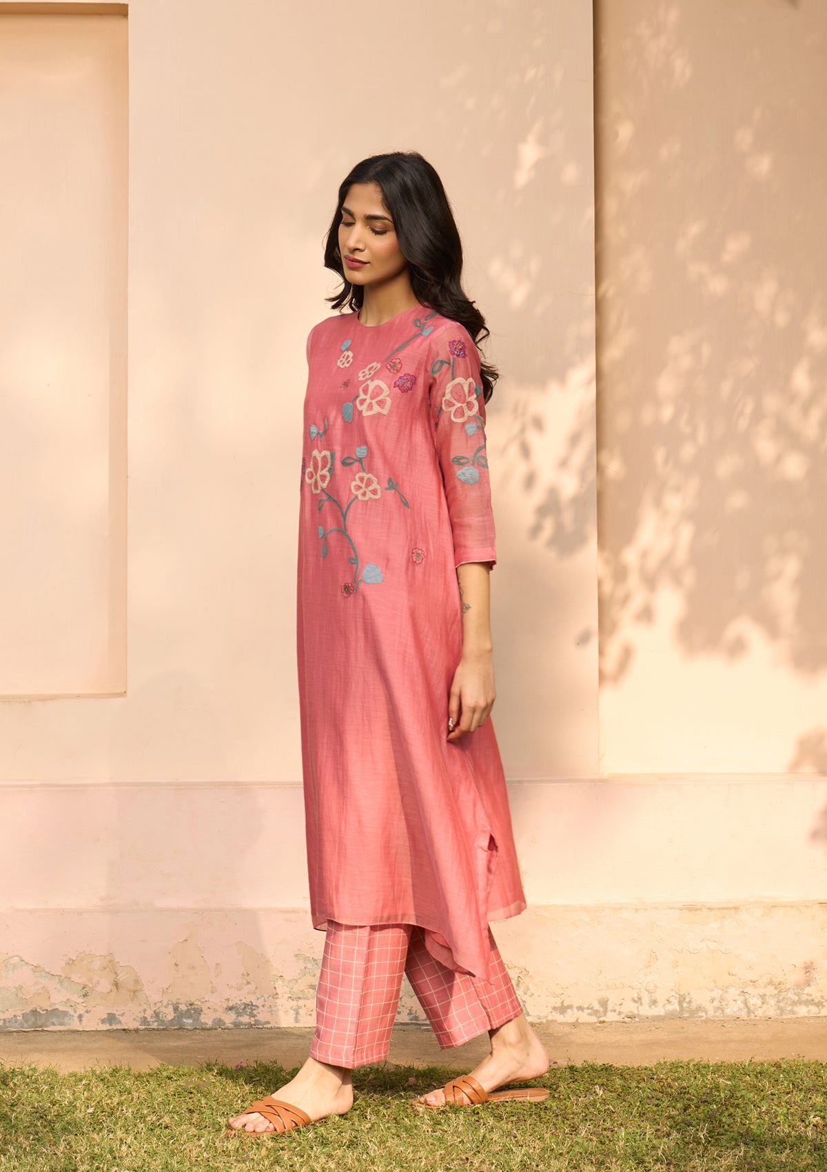 Hibiscus Applique Co-ord Set