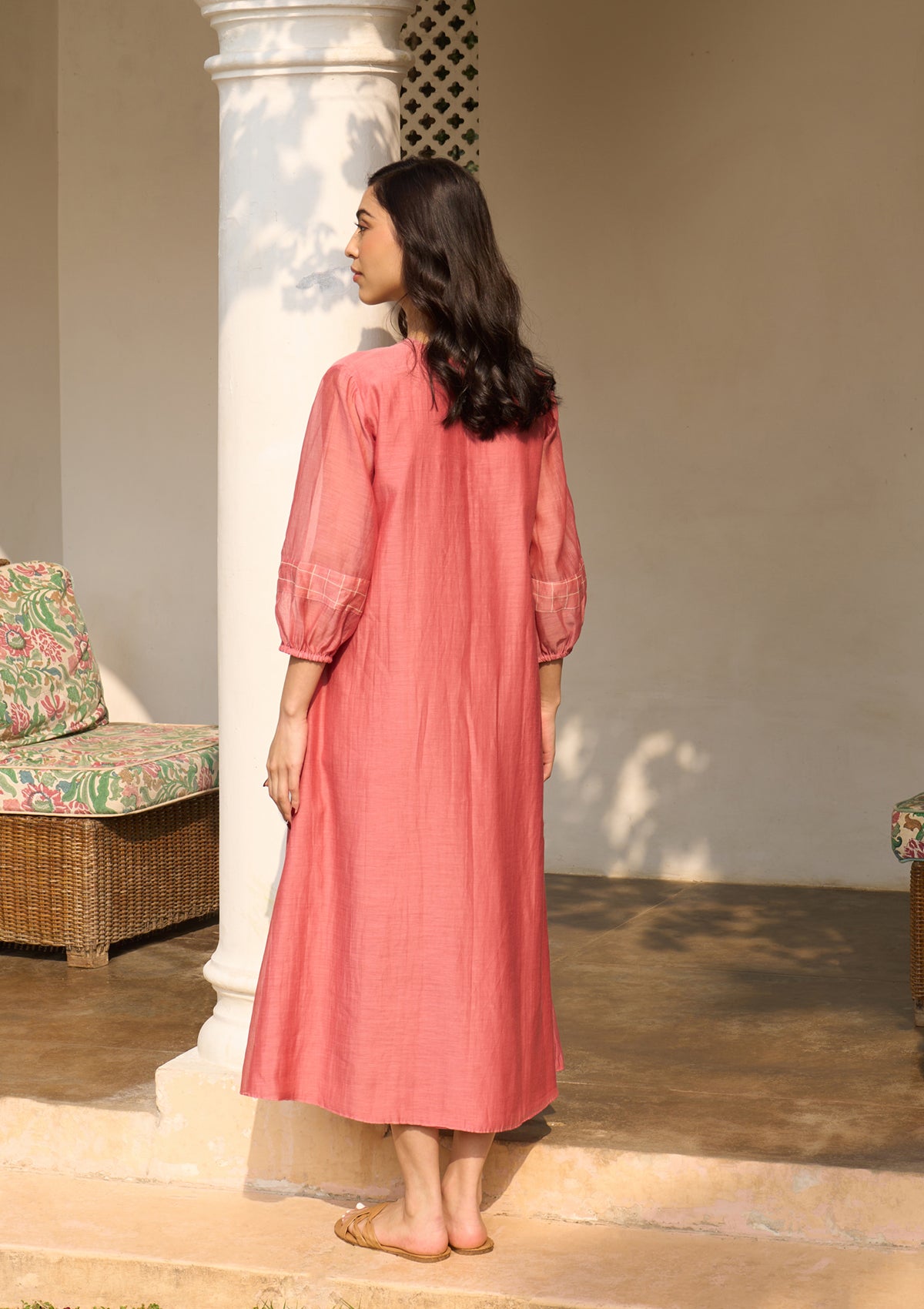 Hibiscus Applique Dress