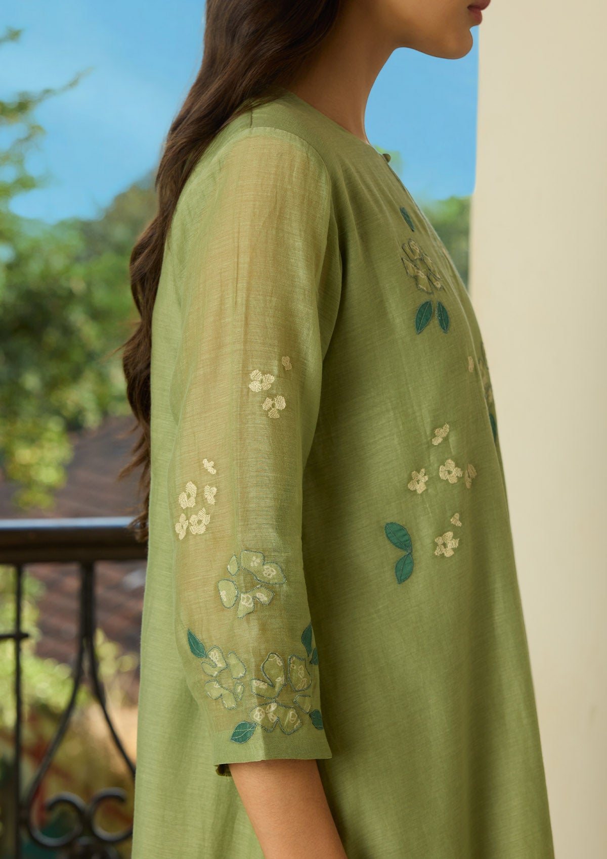 Sage Applique Co-ord Set