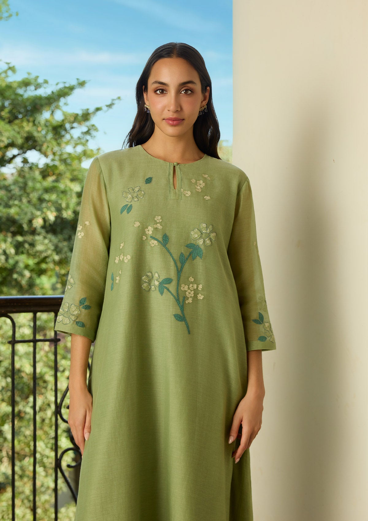 Sage Applique Co-ord Set