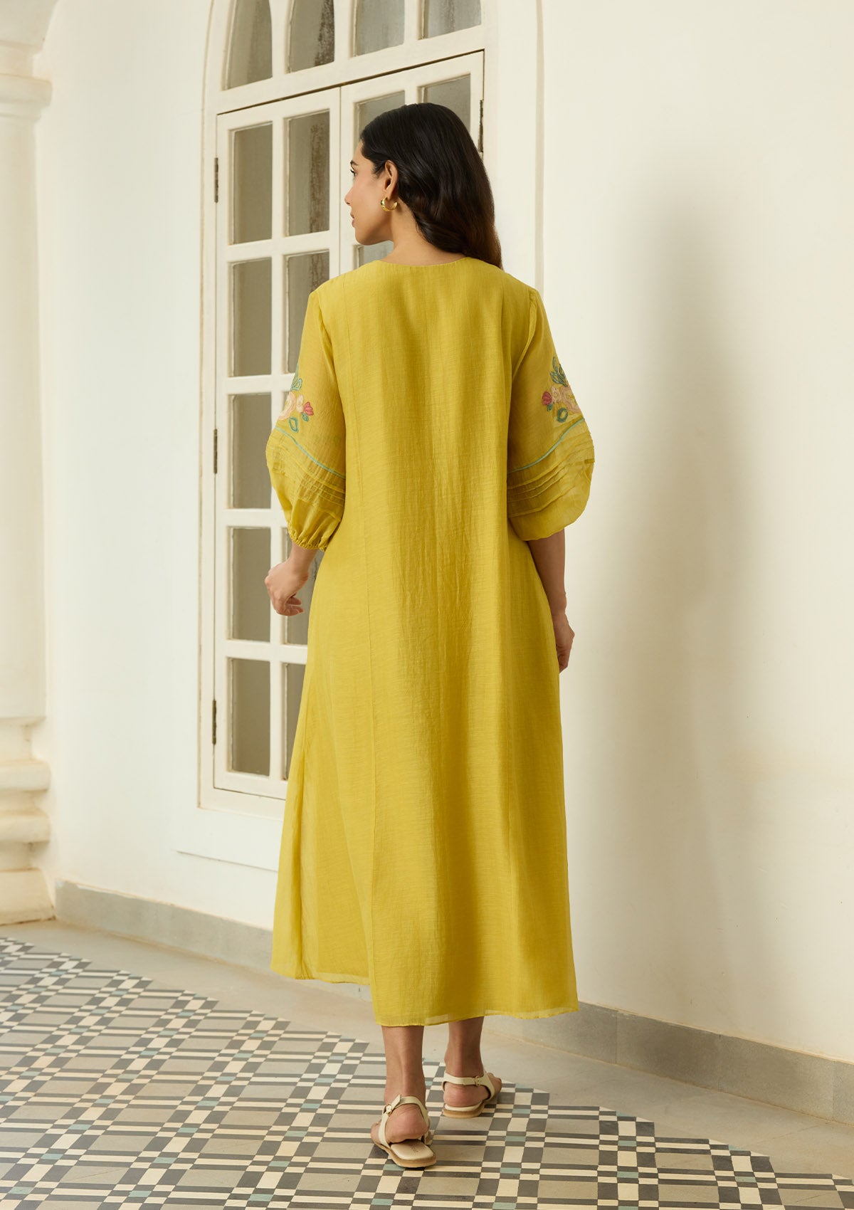 Marigold Applique Dress