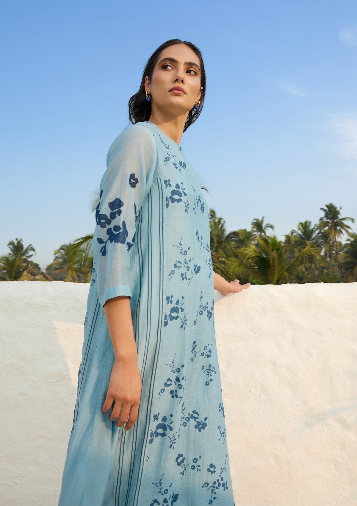 Sky Floral Co-ord Set
