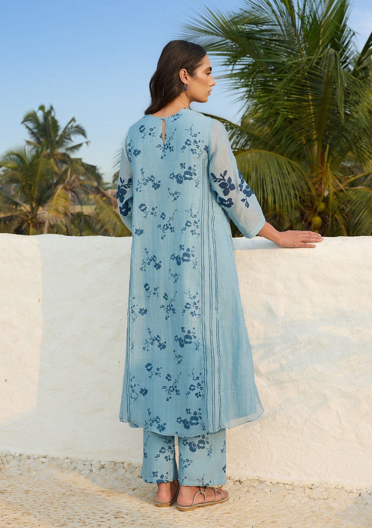 Sky Floral Co-ord Set