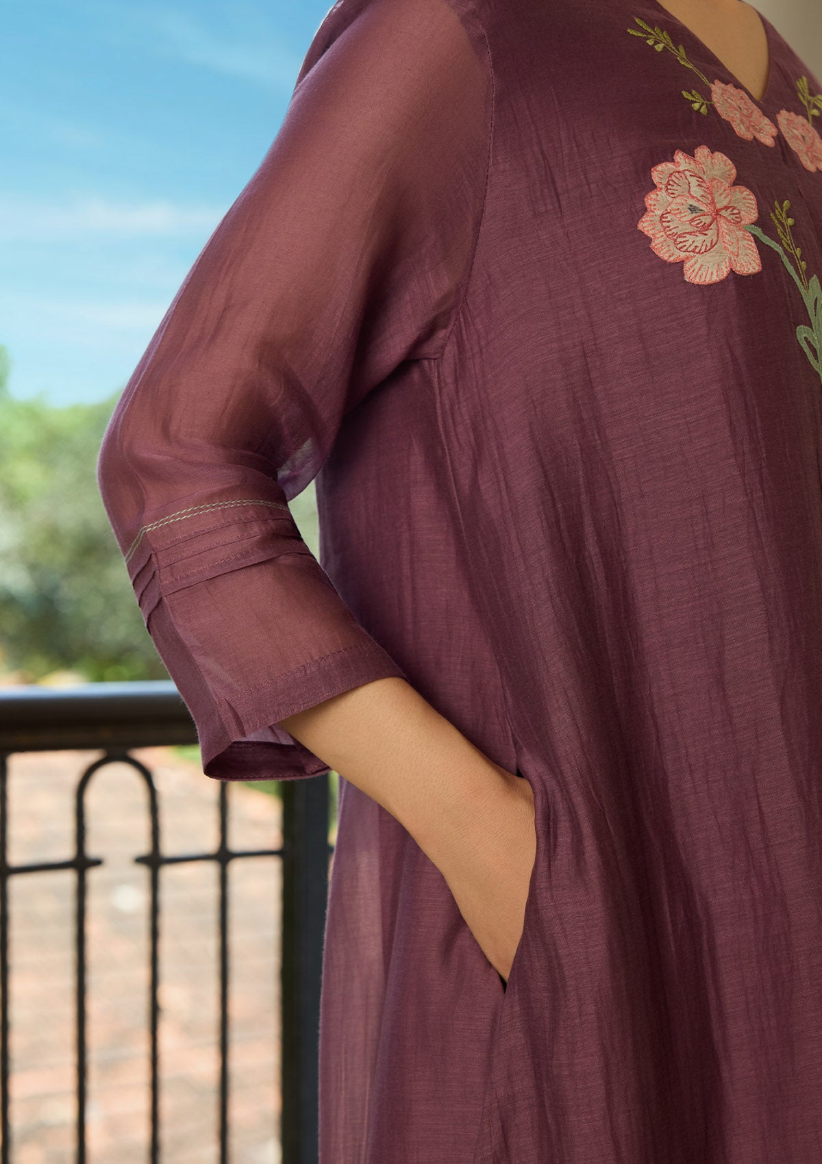Amethyst Applique Co-ord Set