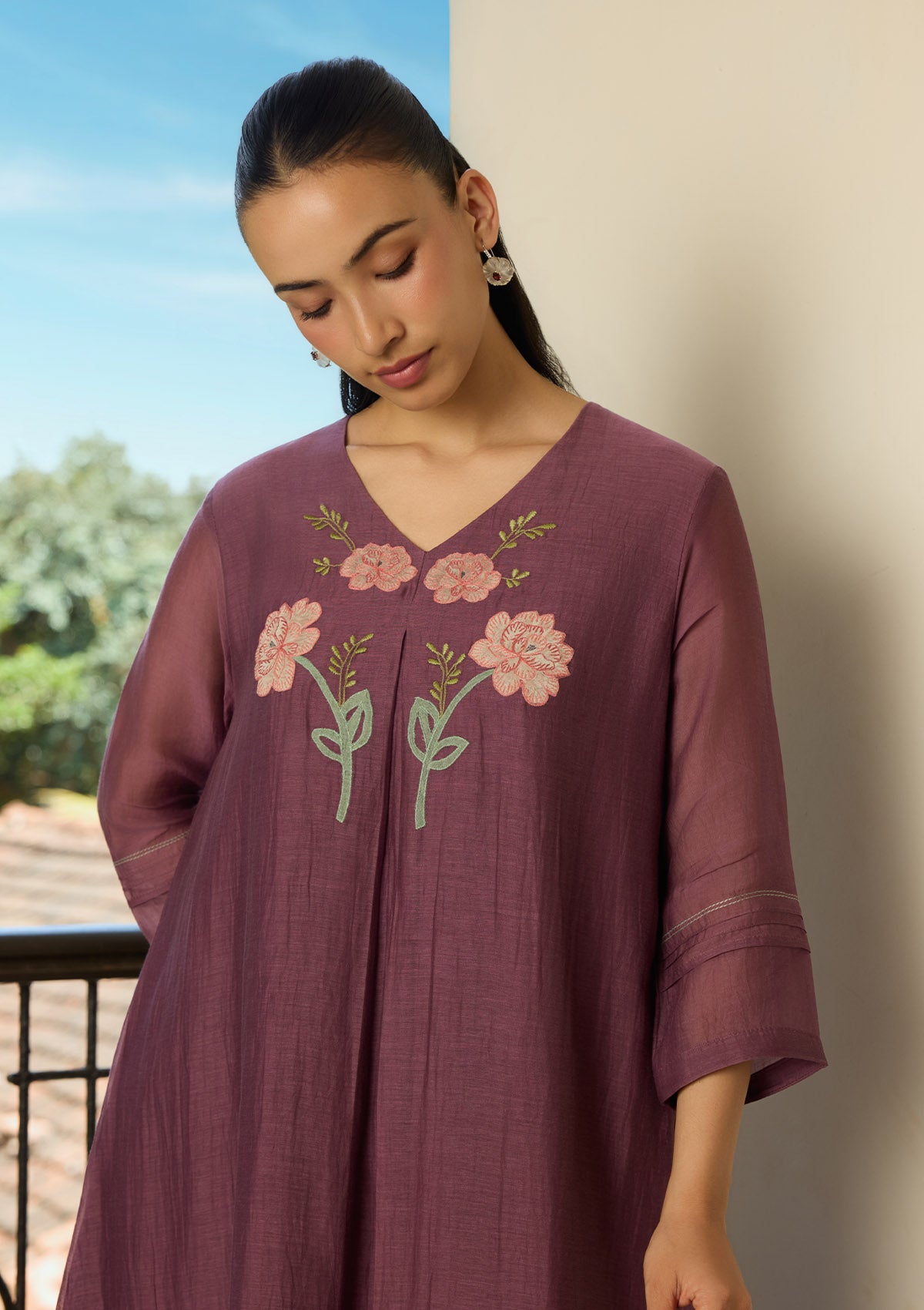 Amethyst Applique Co-ord Set