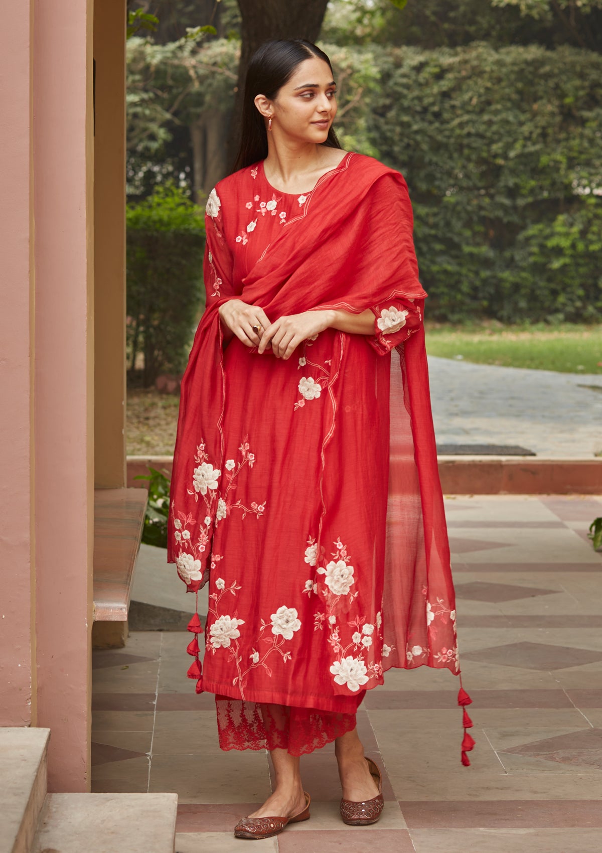 Camellia Floral Kurta Set