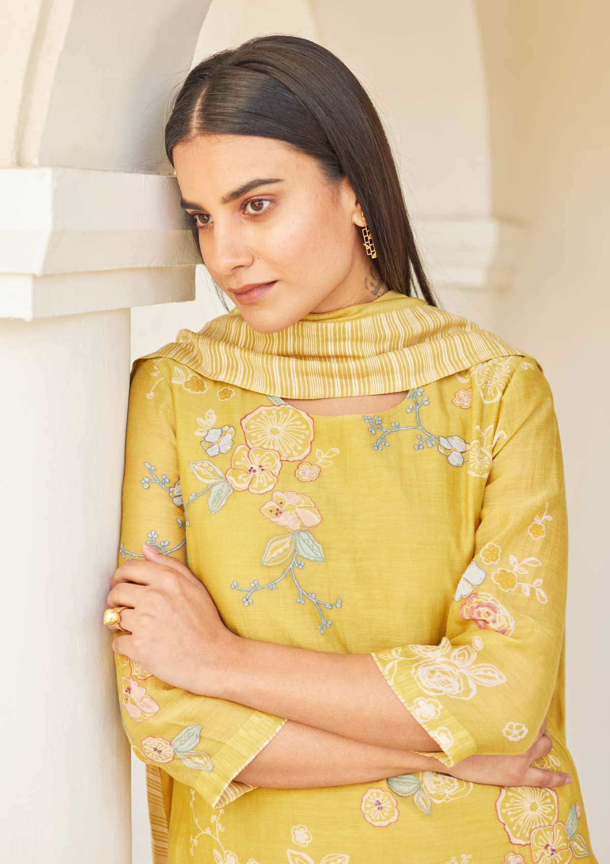 Rue Applique Kurta Set