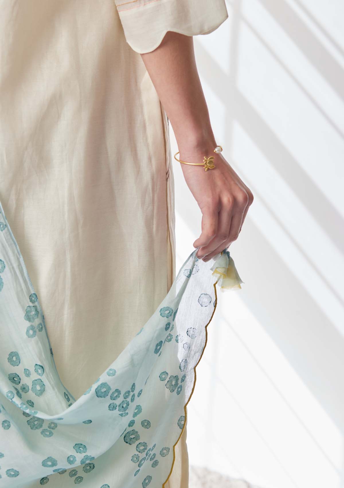 Pearl Applique Kurta Set