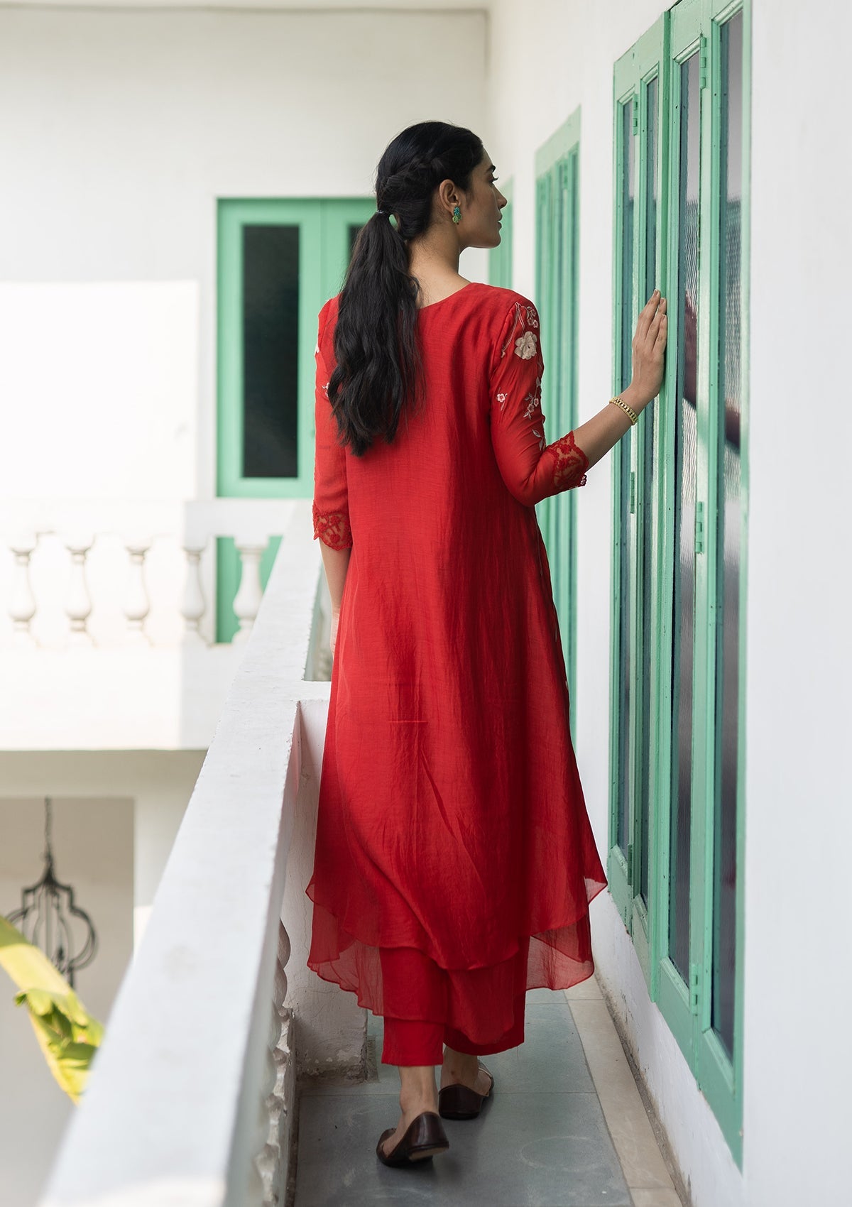 Poppy Applique Layered Co-ord Set