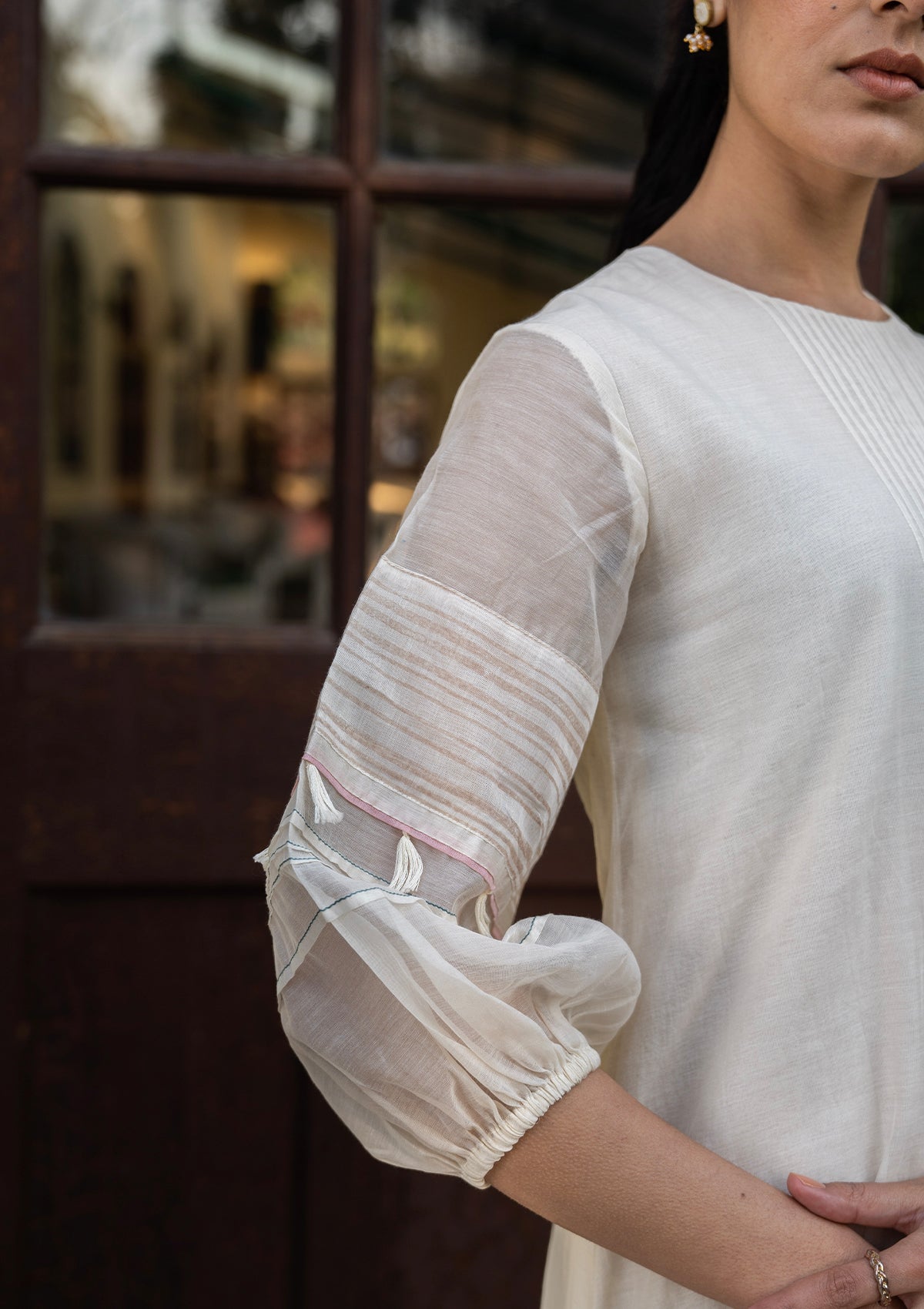 Porcelain Applique Dress