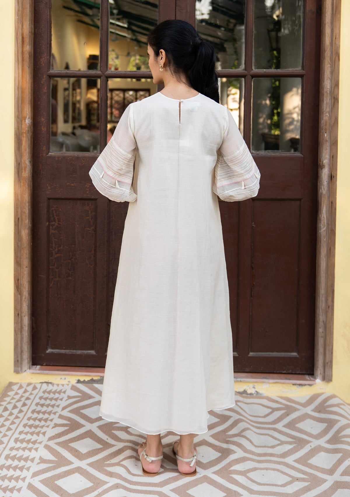 Porcelain Applique Dress