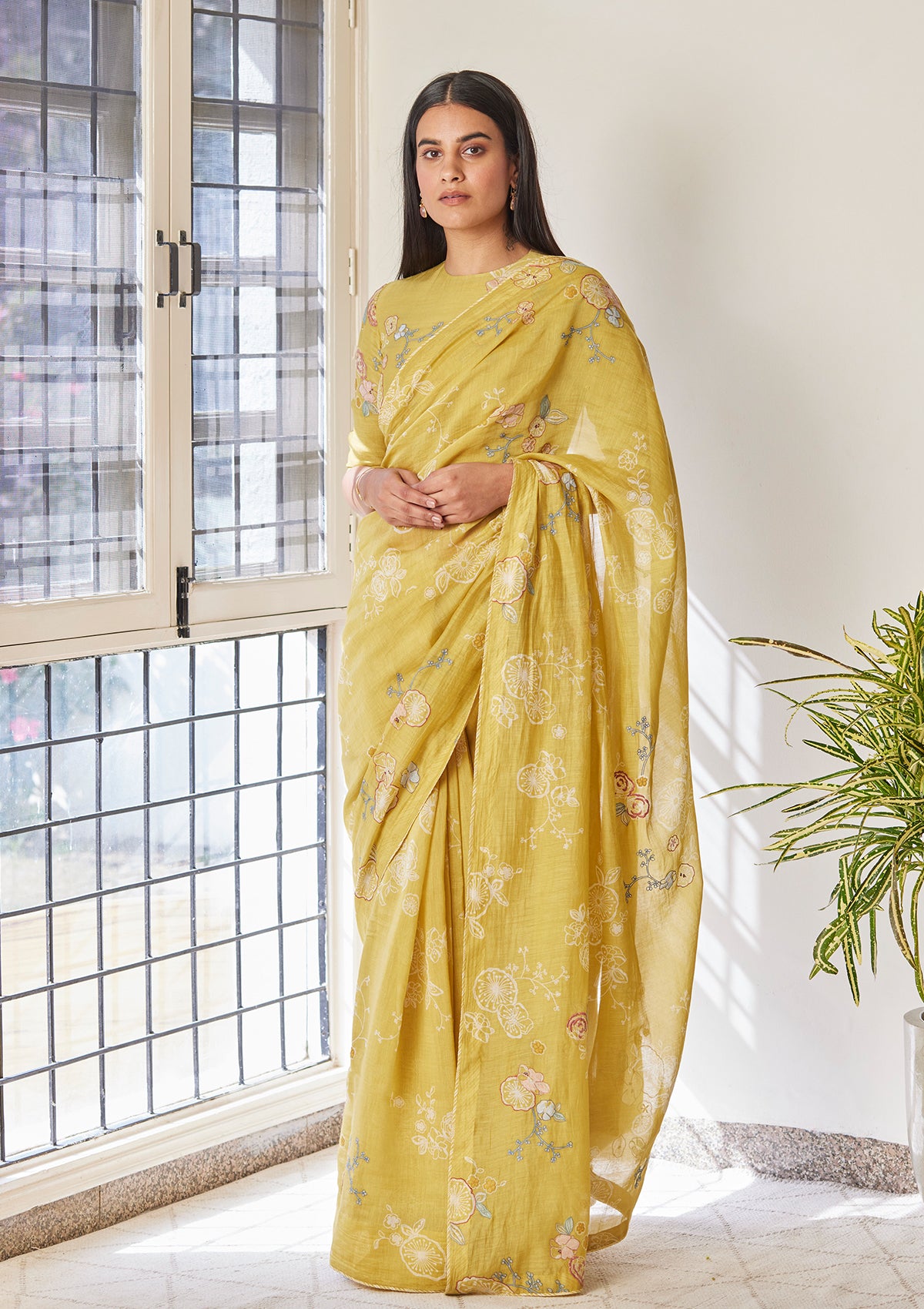 Rue Applique Saree