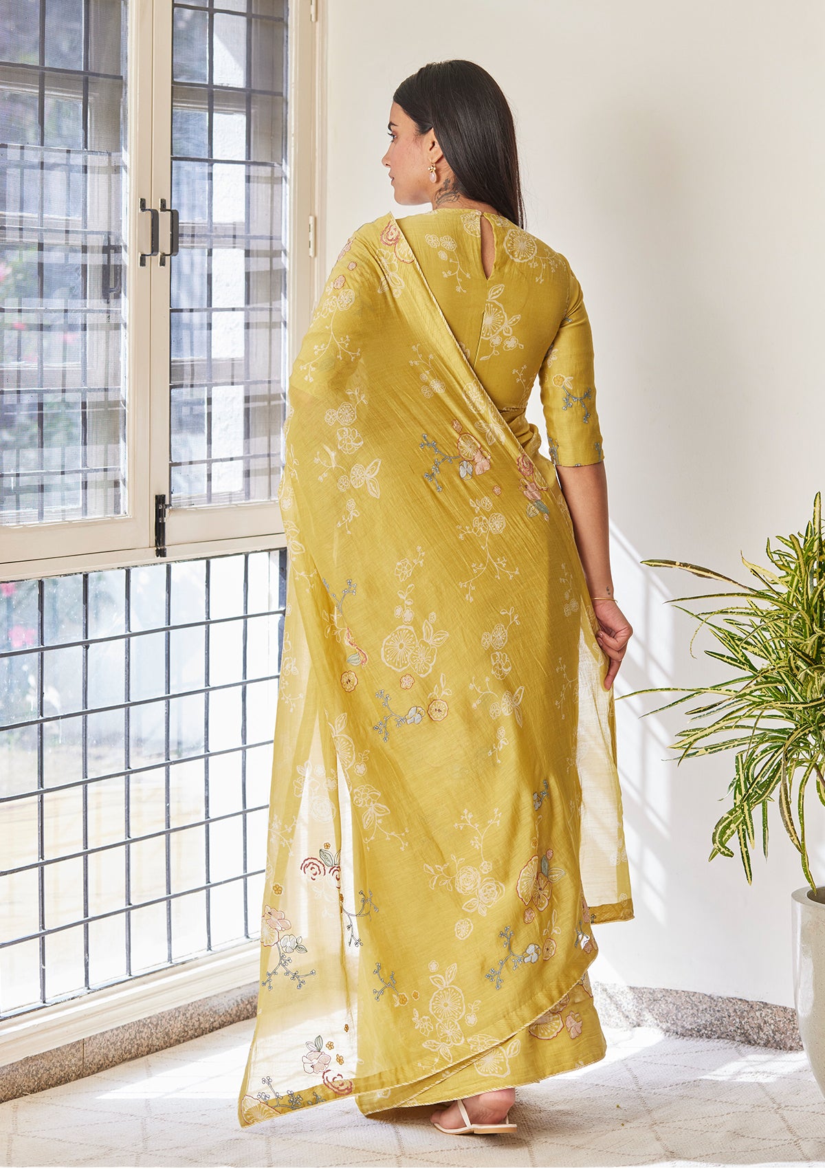 Rue Applique Saree