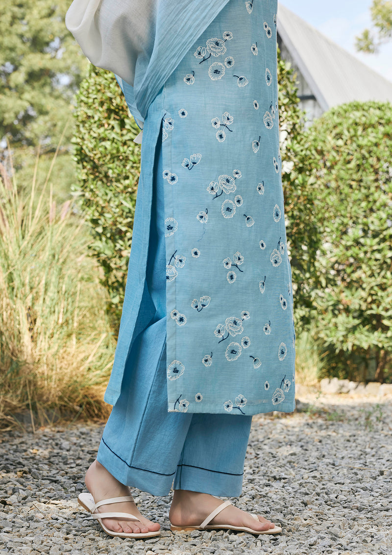 Ehaan Sky Blue Kurta Set