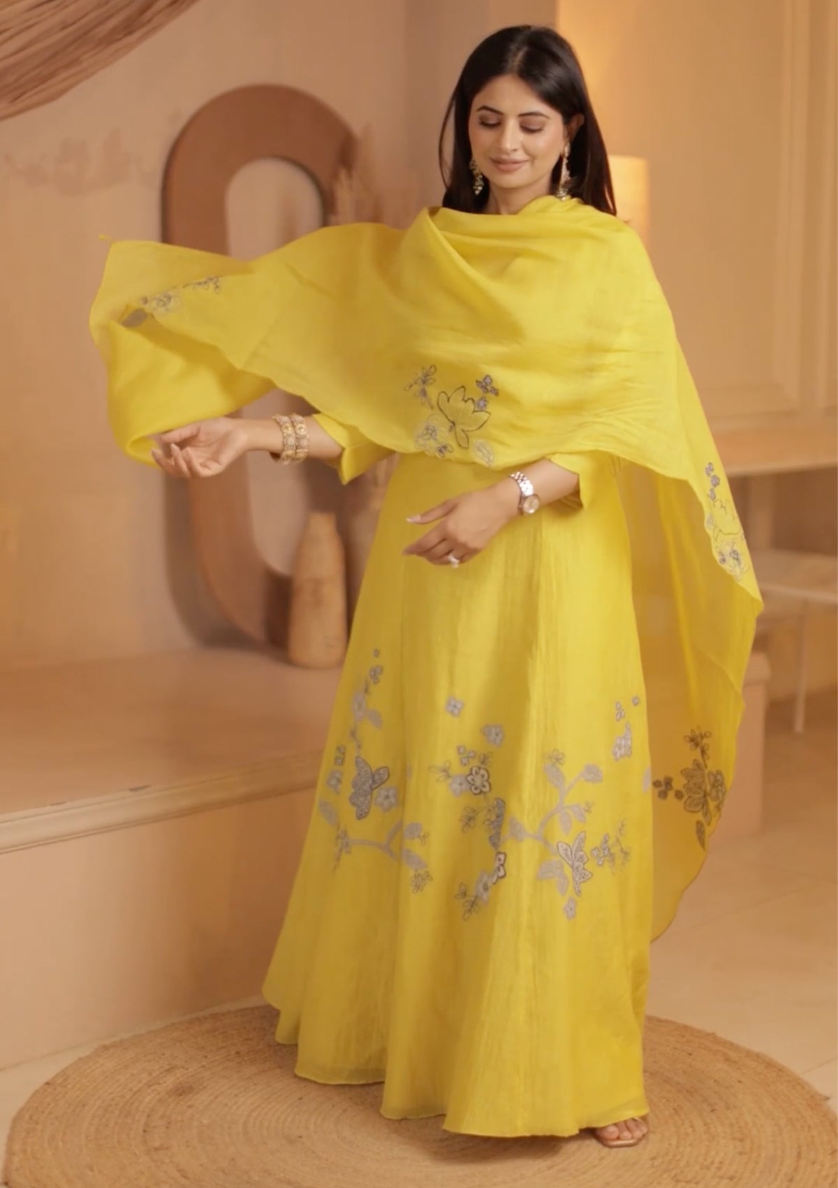 Daffodil Anarkali Set
