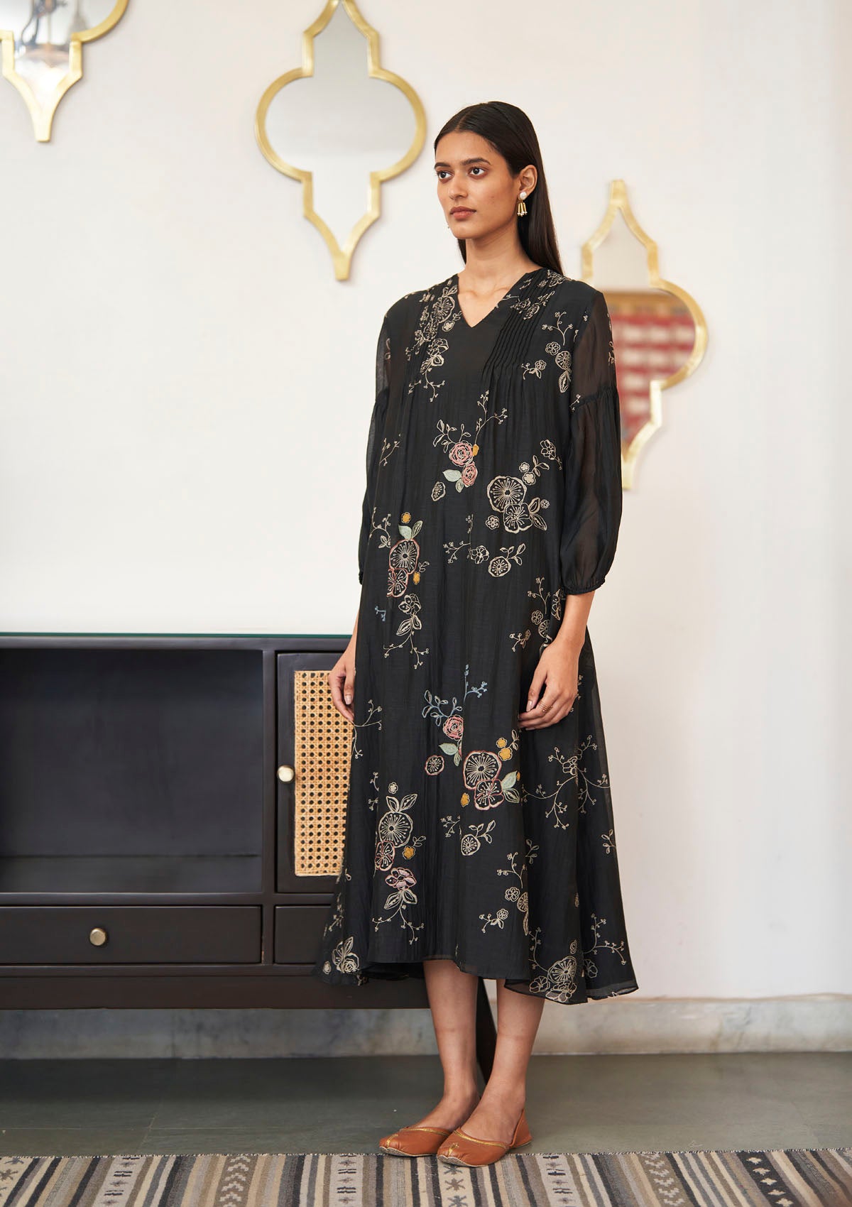 Onyx Printed Dress