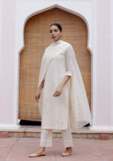 Swan Applique Kurta Set