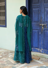 Emerald Printed Anarkali