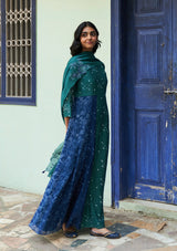 Emerald Printed Anarkali