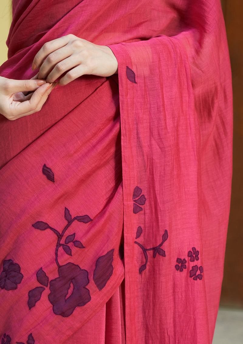 Rouge Floral Saree