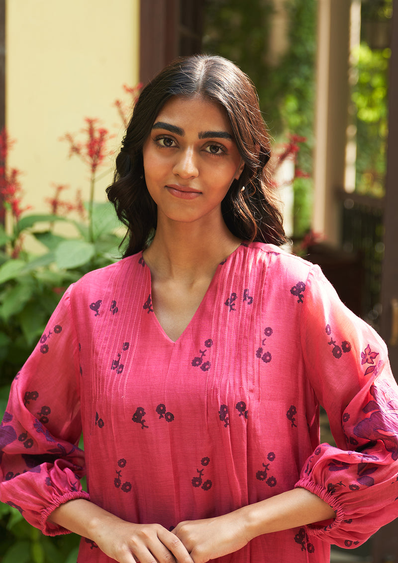 Rouge Printed Floral Dress