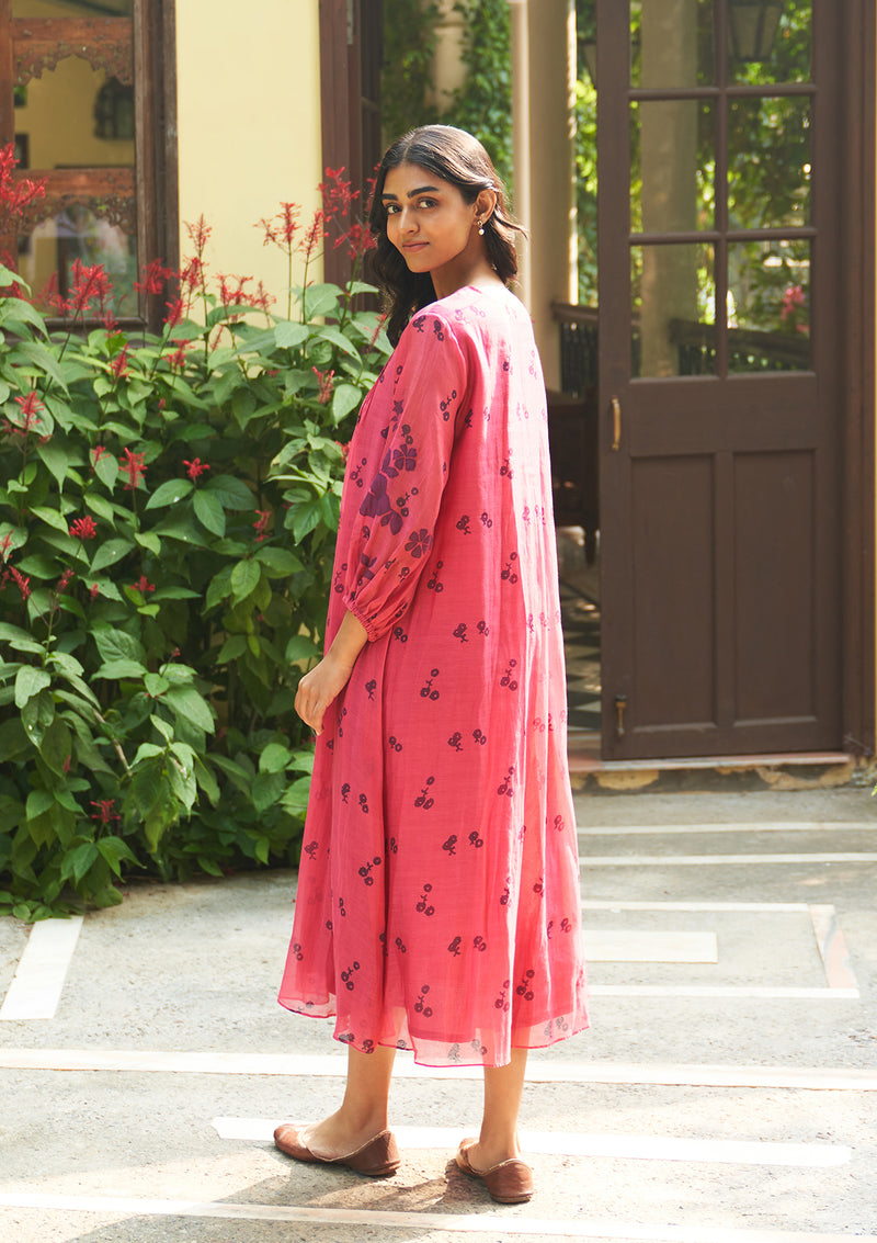 Rouge Printed Floral Dress