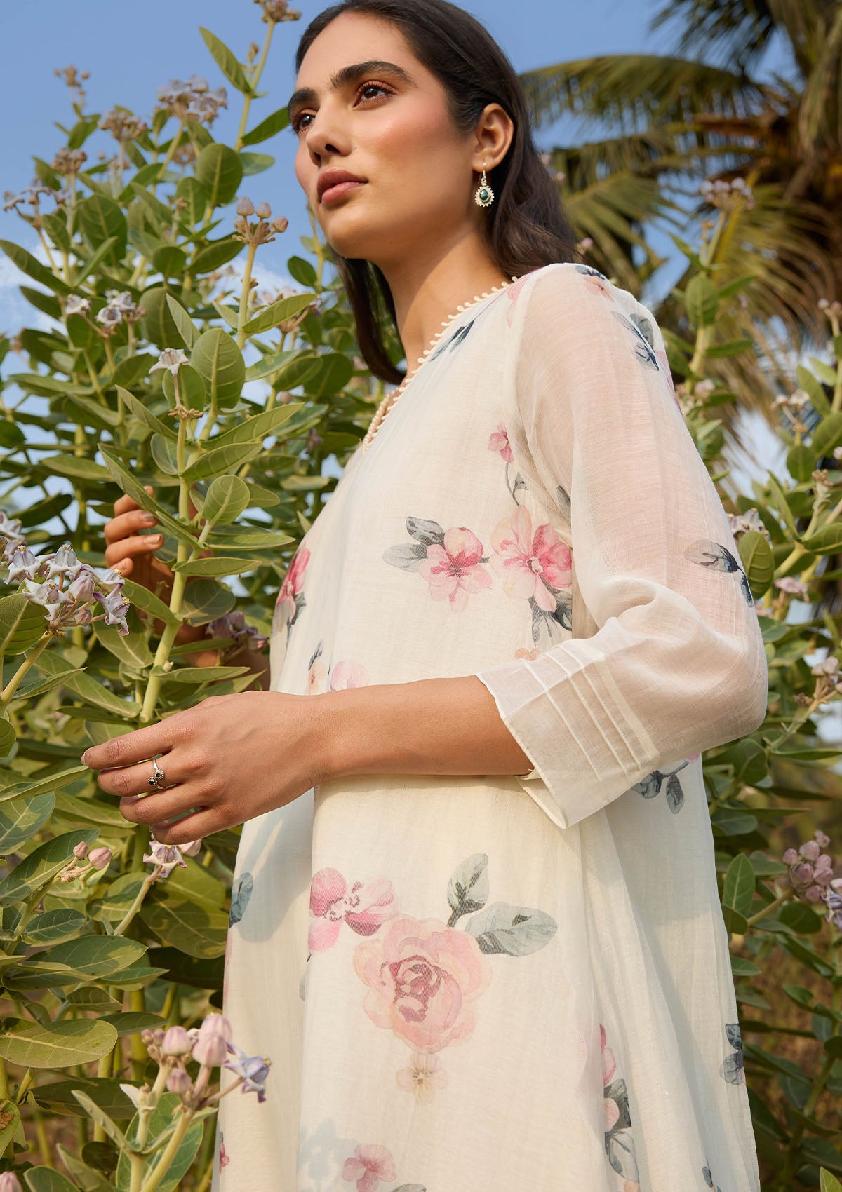 Ivory Floral Co-ord Set